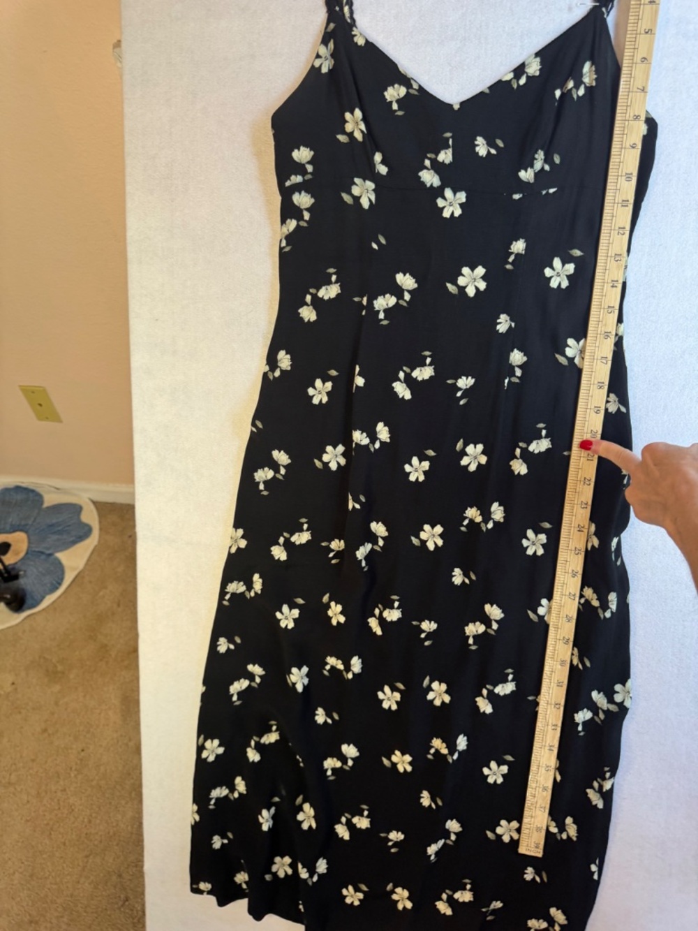Vintage Romantic Fairycore Floral Midi Dress Small - Picture 9 of 10